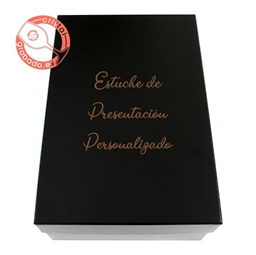 Estuche personalizado copas de vino personalizadas 